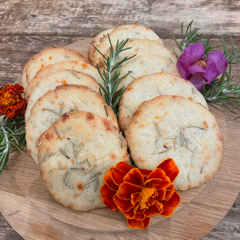 Rosemary Cheddar Shortbread