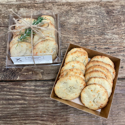 Rosemary Cheddar Shortbread